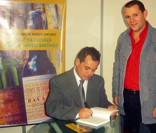 Lançamento do livro "O Mito da Cachaça Havana-Anísio Santiago" em Salinas (2006)